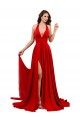 Outlet Sleeveless Spandex Criss Cross Open Back A-Line Red Sexy Evening Dress Canada