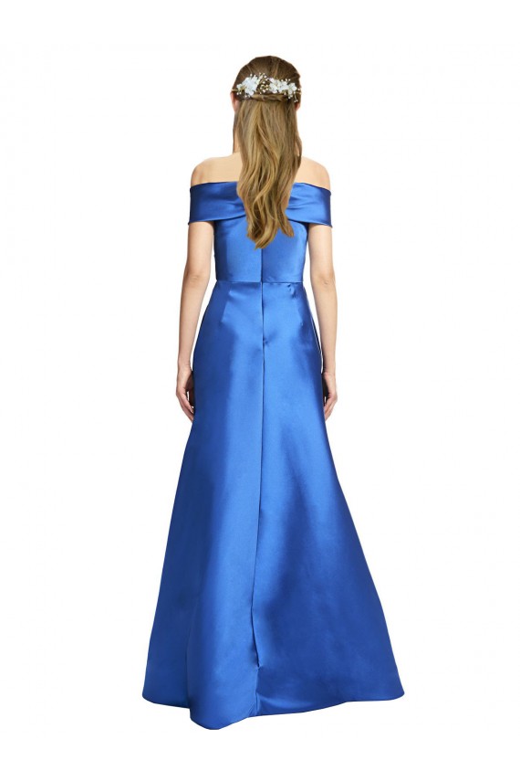 Outlet Sleeveless Satin A-Line Evening Dresses Canada
