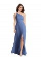 Outlet Sleeveless Soft Chiffon A-Line Windsor Blue Maxi Evening Dress Canada