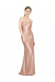 Outlet Sleeveless Sequin Low Back A-Line Rose Gold Evening Dress Canada