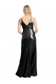 Outlet Sleeveless Sequin V-Back A-Line Black Sexy Evening Dress Canada