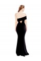 Outlet Sleeveless Stretch Crepe Keyhole Back Mermaid Black Evening Dress Canada
