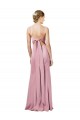 Outlet Sleeveless Stretch Crepe Open Back Sheath Black Evening Dresses Canada