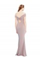 Outlet Sleeveless Stretch Crepe Keyhole Back Mermaid Dusty Pink Evening Dress Canada