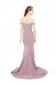 Outlet Sleeveless Stretch Crepe Mermaid Dusty Pink Sexy Evening Dress Canada
