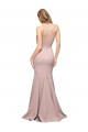 Outlet Sleeveless Stretch Crepe Sheath Dusty Pink Evening Dress Canada
