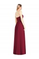 Outlet Sleeveless Soft Chiffon Trumpet Hot Pink Maxi Evening Dress Canada