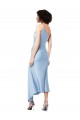 Outlet Sleeveless Silky Satin A-Line Light Sky Blue Evening Dress Canada