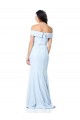 Outlet Sleeveless Stretch Crepe Mermaid Light Sky Blue Evening Dresses Canada