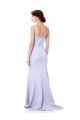 Outlet Sleeveless Stretch Crepe Mermaid Light Sky Blue Evening Dress Canada