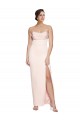 Outlet Sleeveless Stretch Satin Low Back Mermaid Evening Dress Canada