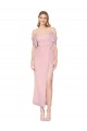 Outlet Cold Shoulder Soft Chiffon Mermaid Primrose Evening Dress Canada