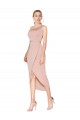 Outlet Sleeveless Stretch Crepe Mermaid Mauve Evening Dress Canada