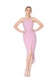 Outlet Sleeveless Stretch Crepe Mermaid Orchid Evening Dress Canada