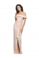 Outlet Sleeveless Stretch Crepe Low Back Mermaid Nude Evening Dress Canada