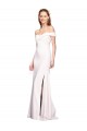 Outlet Sleeveless Stretch Crepe Mermaid White Evening Dress Canada