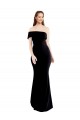 Outlet Sleeveless Stretch Crepe Keyhole Back Mermaid Black Evening Dress Canada
