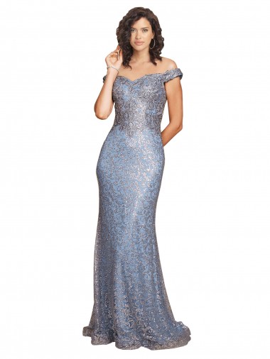 Outlet Sleeveless Sequin Mermaid Evening Dress Canada