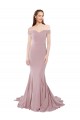 Outlet Sleeveless Stretch Crepe Mermaid Dusty Pink Sexy Evening Dress Canada