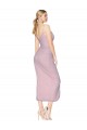 Outlet Sleeveless Soft Chiffon V-Back Mermaid Primrose Sexy Evening Gown Canada
