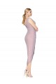Outlet Sleeveless Soft Chiffon V-Back Mermaid Primrose Evening Dress Canada