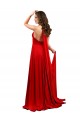 Outlet Sleeveless Spandex Criss Cross Open Back A-Line Red Sexy Evening Dress Canada