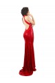 Outlet Sleeveless Sequin Open Back Mermaid Red Evening Dress Canada