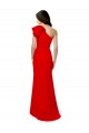 Outlet Sleeveless Stretch Crepe Mermaid Red Evening Dress Canada