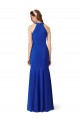 Outlet Sleeveless Stretch Crepe Mermaid Royal Blue Evening Dress Canada