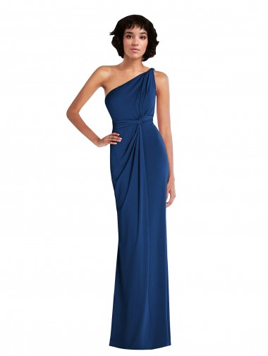 Outlet Sleeveless Spandex Sheath Royal Blue Maxi Evening Dress Canada