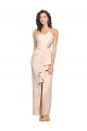 Outlet Sleeveless Stretch Crepe Low Back Sheath Nude Semi Formal Evening Dress Canada