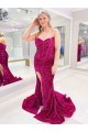 Outlet Sleeveless Velvet Sequin Sheath Sweetheart Evening Dress Canada