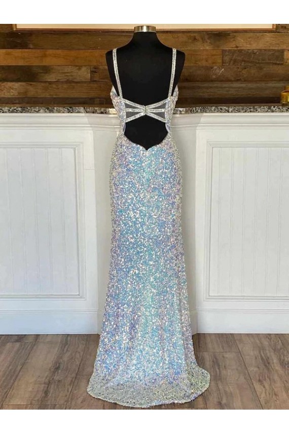 Outlet Sleeveless Velvet Sequin Sheath Evening Evening Dresses Canada