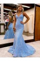 Outlet Sleeveless Velvet Sequin Sheath Periwinkle Semi Formal Evening Dress Canada