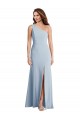 Outlet Sleeveless Stretch Crepe Trumpet Light Sky Blue Evening Gown Canada